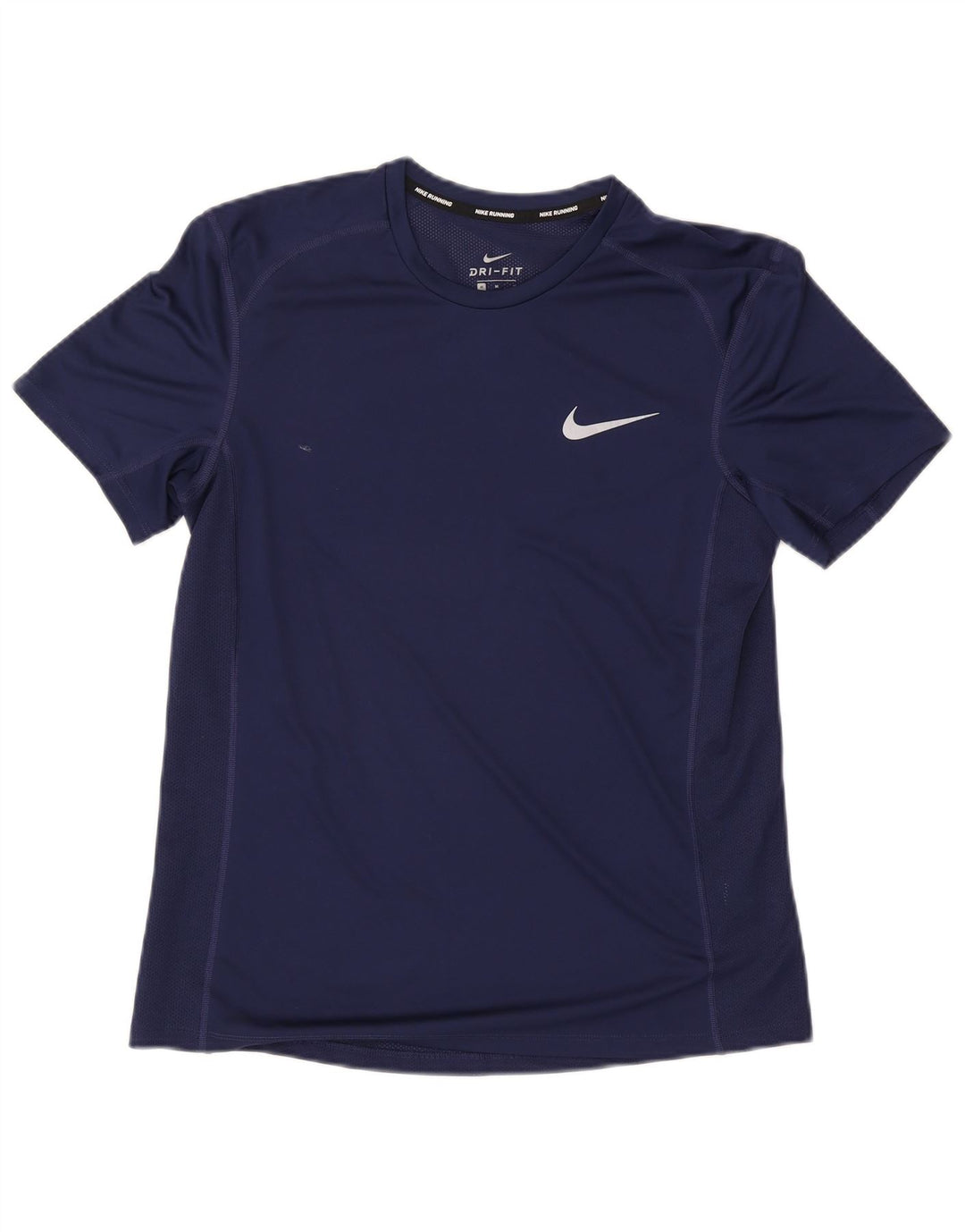 Nike Mens Dri Fit T-Shirt Top Medium Navy Blue