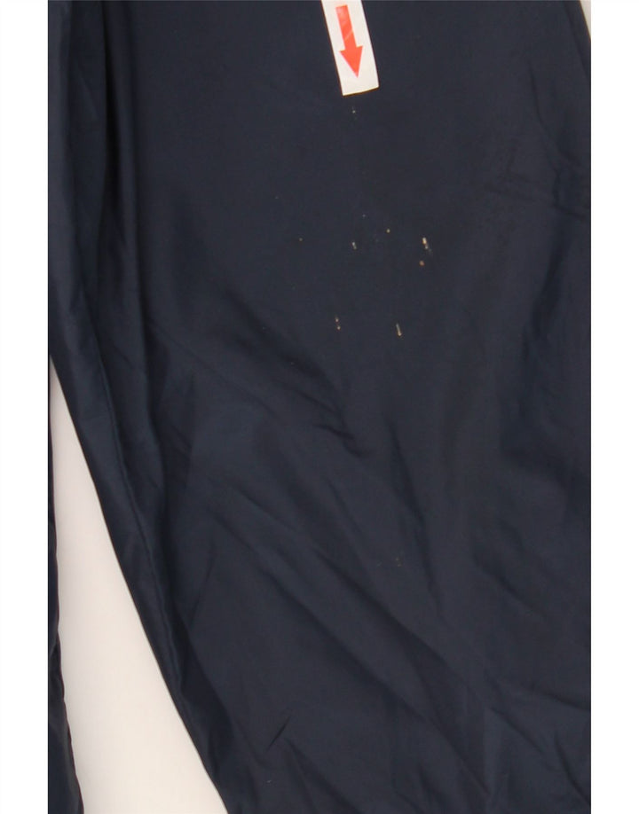 Zara Mens Windbreaker Jacket UK 42 XL Navy Blue Polyester
