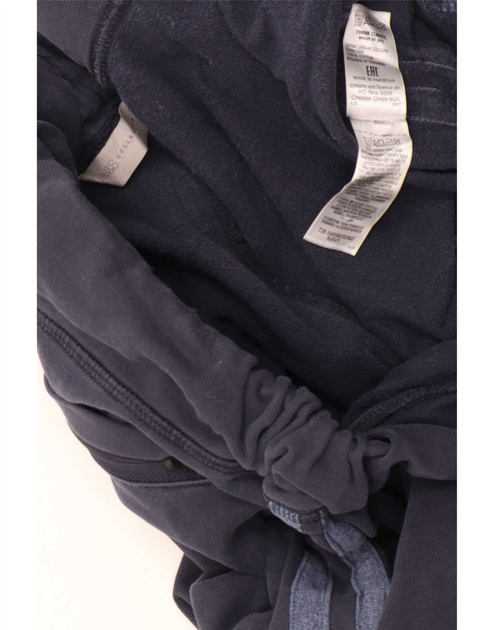 Marks & Spencer Mens Tracksuit Trousers 2XL Navy Blue Cotton