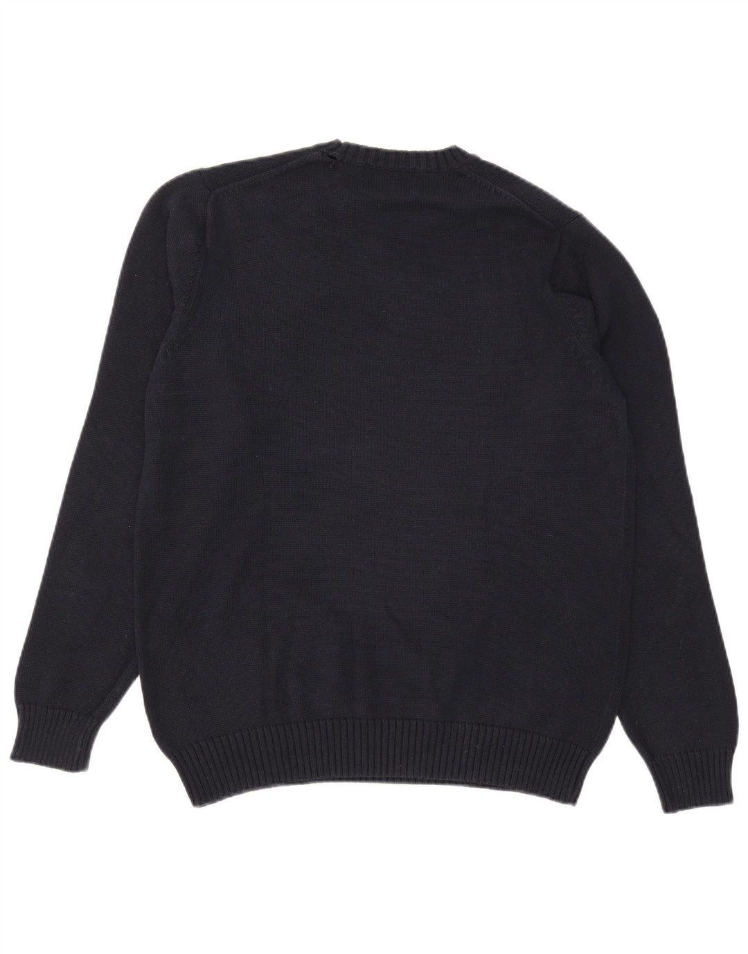 Marks & Spencer Mens Blue Harbour Crew Neck Jumper Sweater Small Navy Blue