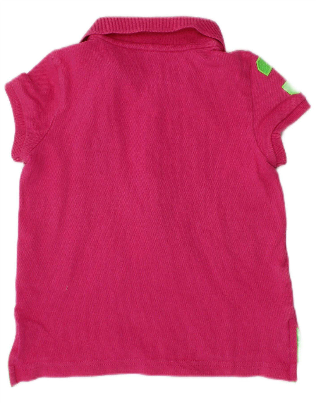 RALPH LAUREN Baby Girls Graphic Polo Shirt 18-24 Months Pink Cotton