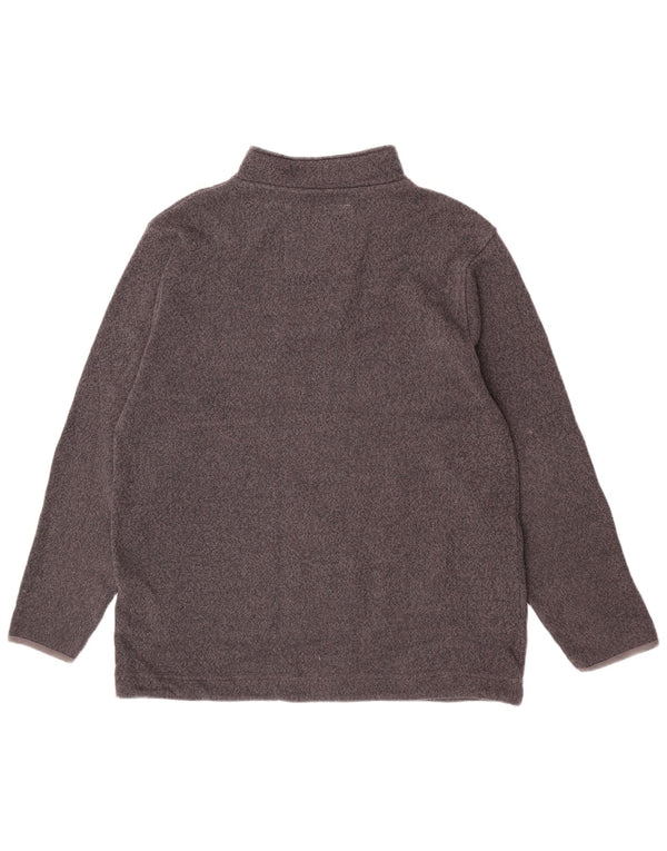 Weird Fish Mens Zip Neck Jumper Sweater 2XL Grey Polyester