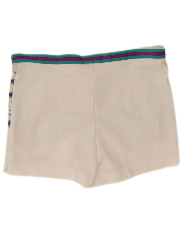 Fila Mens Chino Shorts IT 48 Medium W33 White Striped