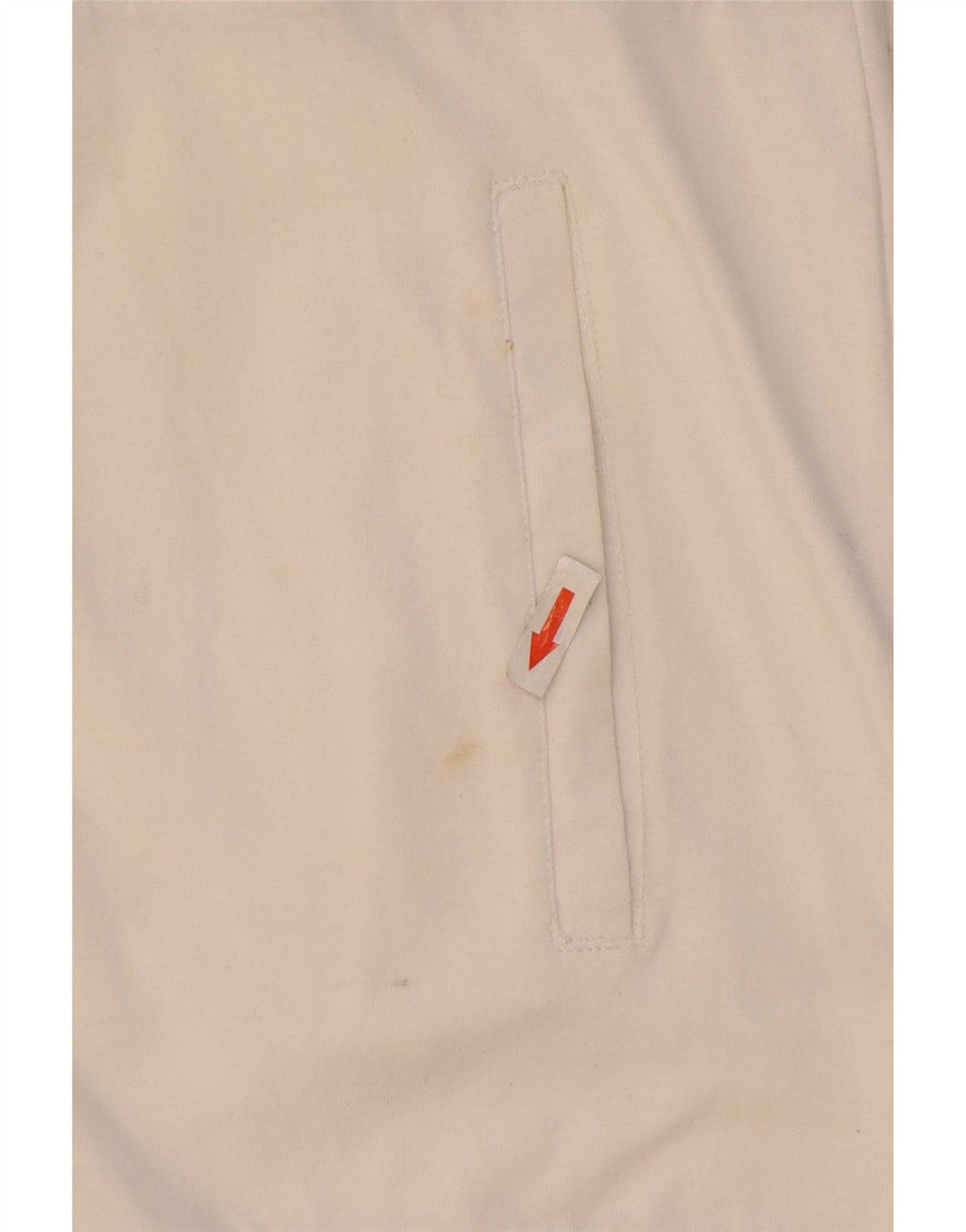Fila Mens Tracksuit Top Jacket Small White Colourblock Cotton