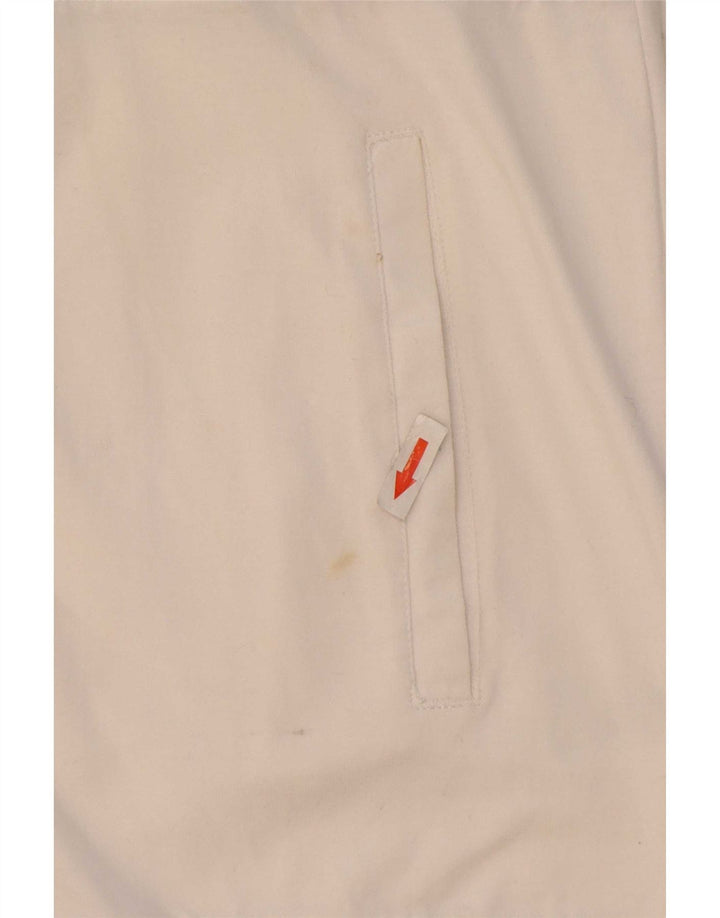Fila Mens Tracksuit Top Jacket Small White Colourblock Cotton