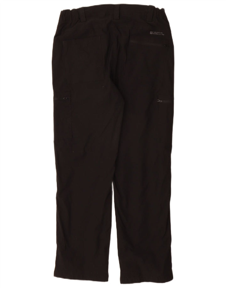 Mountain Warehouse Mens Cargo Trousers W30 L30 Black Nylon