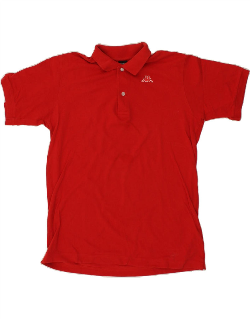 KAPPA Mens Polo Shirt Medium Red | Vintage Kappa | Thrift | Second-Hand Kappa | Used Clothing | Messina Hembry 