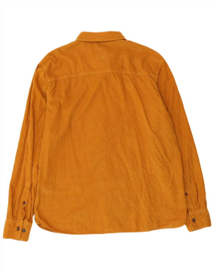 Fat Face Mens Corduroy Shirt Large Beige Cotton