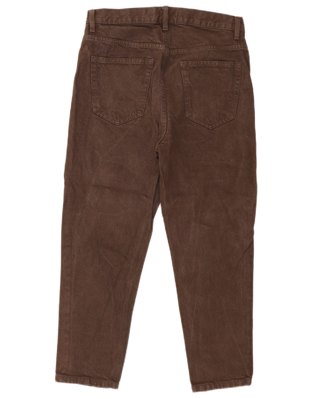 ZARA Mens Cropped Jeans EU 40 Medium W31 L25 Brown Cotton