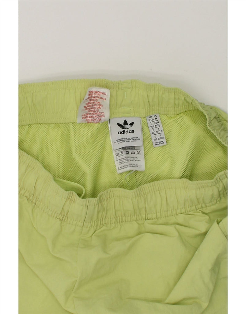 ADIDAS Boys Graphic Sport Shorts 11-12 Years Green Polyester | Vintage Adidas | Thrift | Second-Hand Adidas | Used Clothing | Messina Hembry 