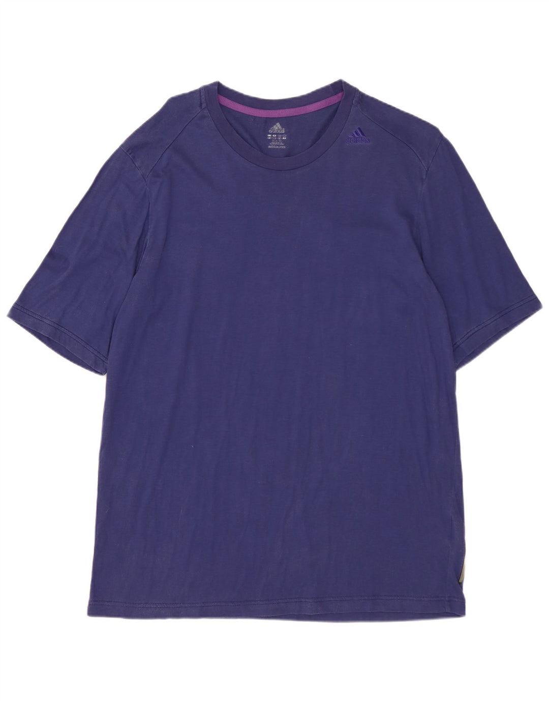 ADIDAS Mens T-Shirt Top Large Purple