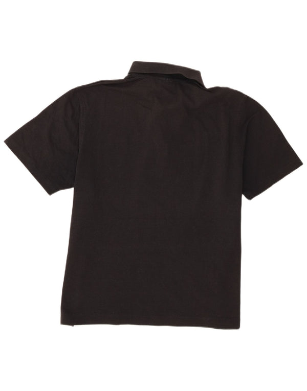 Lacoste Mens Short Sleeve Polo Shirt Size 6 XL Black Cotton