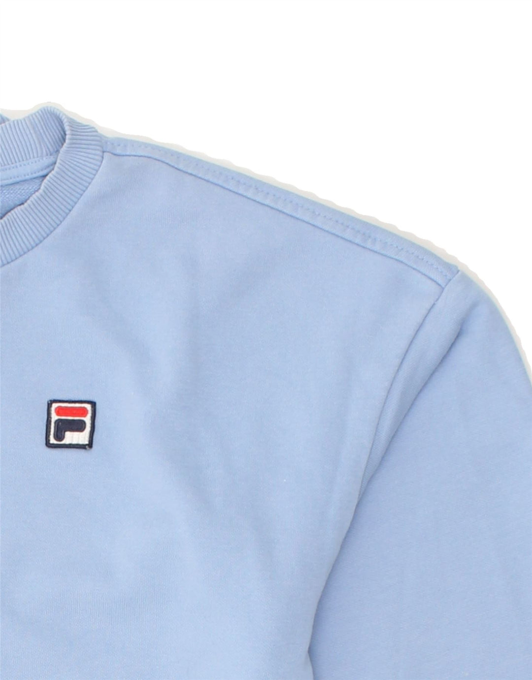 FILA Womens Sweatshirt Jumper UK 8 Small Blue Cotton Vintage Fila and Second-Hand Fila from Messina Hembry 
