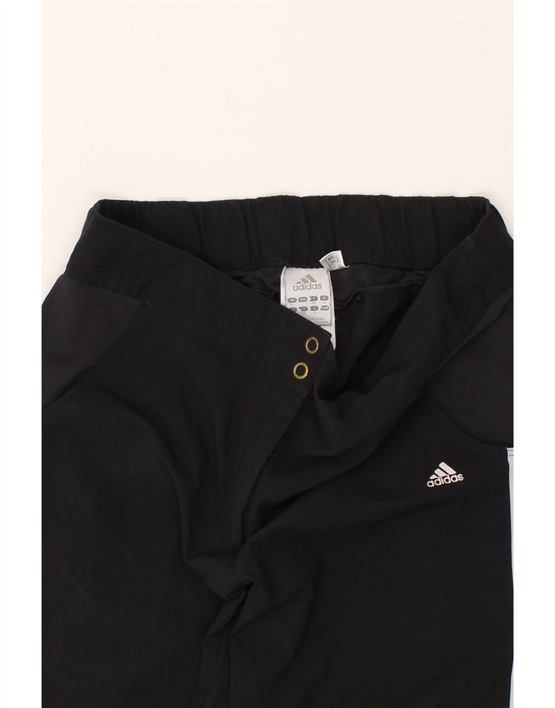 ADIDAS Womens Climacool Tracksuit Trousers UK 12 Medium Black Polyester Vintage Adidas and Second-Hand Adidas from Messina Hembry 