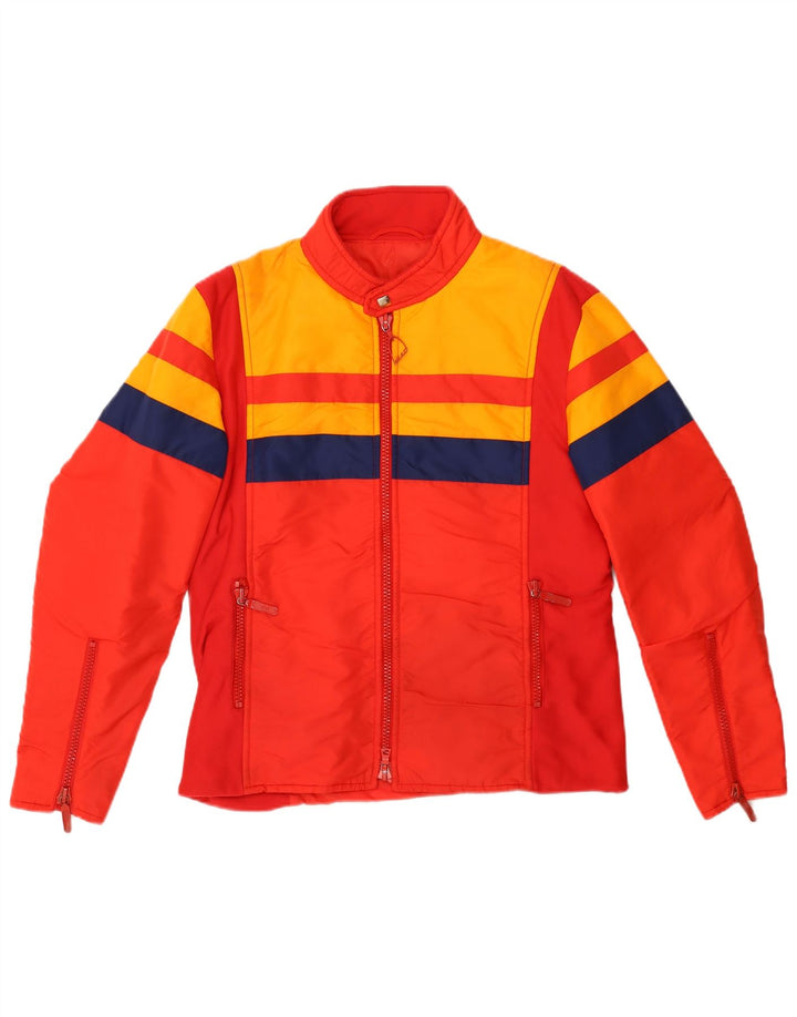 HEAD Mens Ski Jacket EU 52 Large Red Colourblock