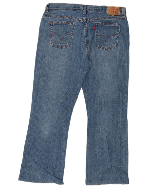 Levi's Womens High Waist Bootcut Jeans US 14 XL W34 L26 Blue Cotton