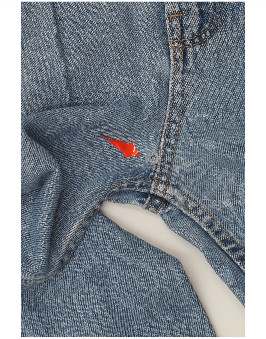 DICKIES Womens Straight Jeans W28 L30  Blue Cotton