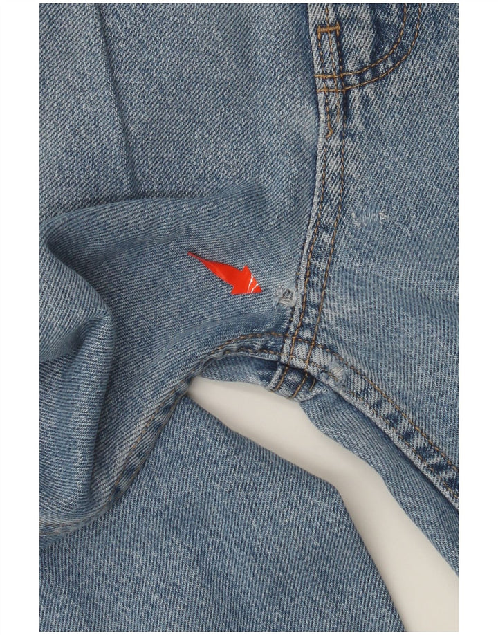 DICKIES Womens Straight Jeans W28 L30  Blue Cotton