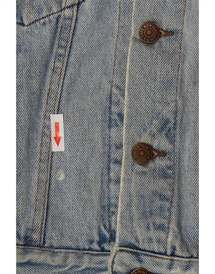 Uniform Boys Denim Jacket 7-8 Years Blue Cotton