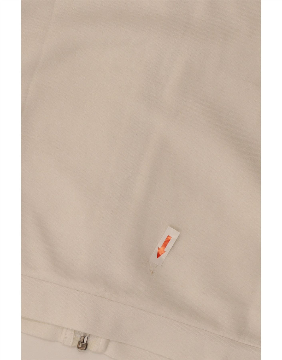 Puma Womens Crop Oversized Tracksuit Top Jacket UK 10 Small White Polyester