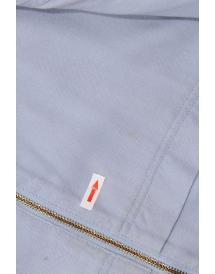 Marks & Spencer Womens Oversized Bomber Jacket UK 12 Medium Blue Viscose