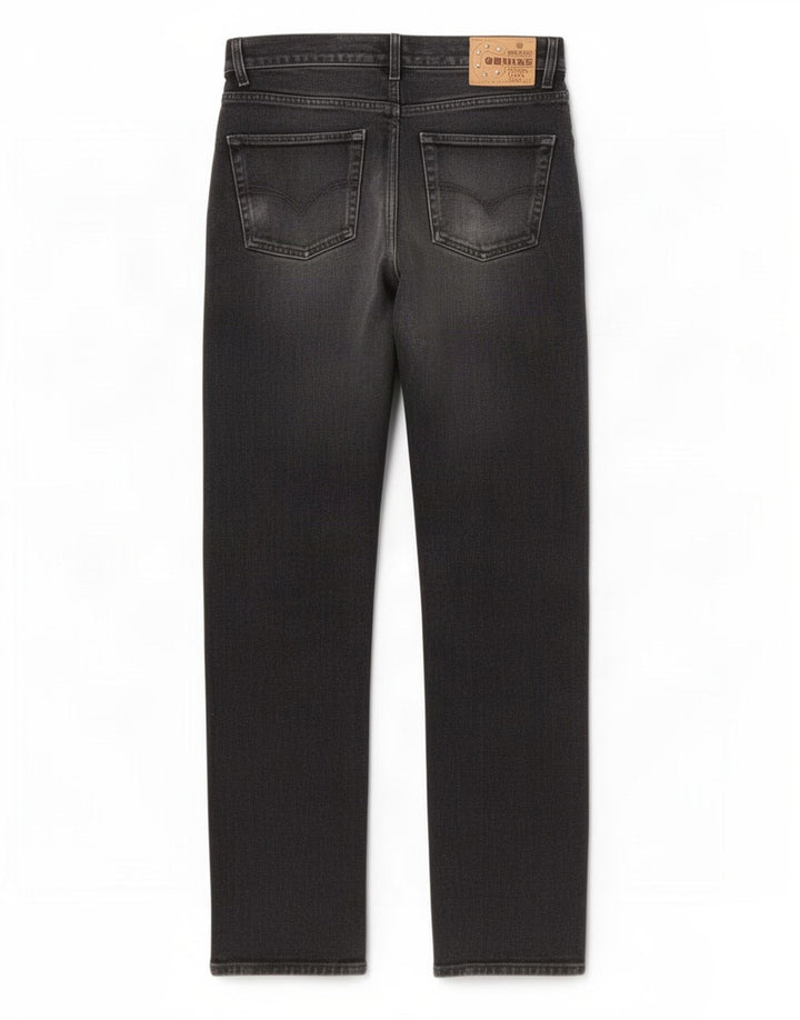 Diesel Mens Straight Jeans W32 L31 Black Cotton