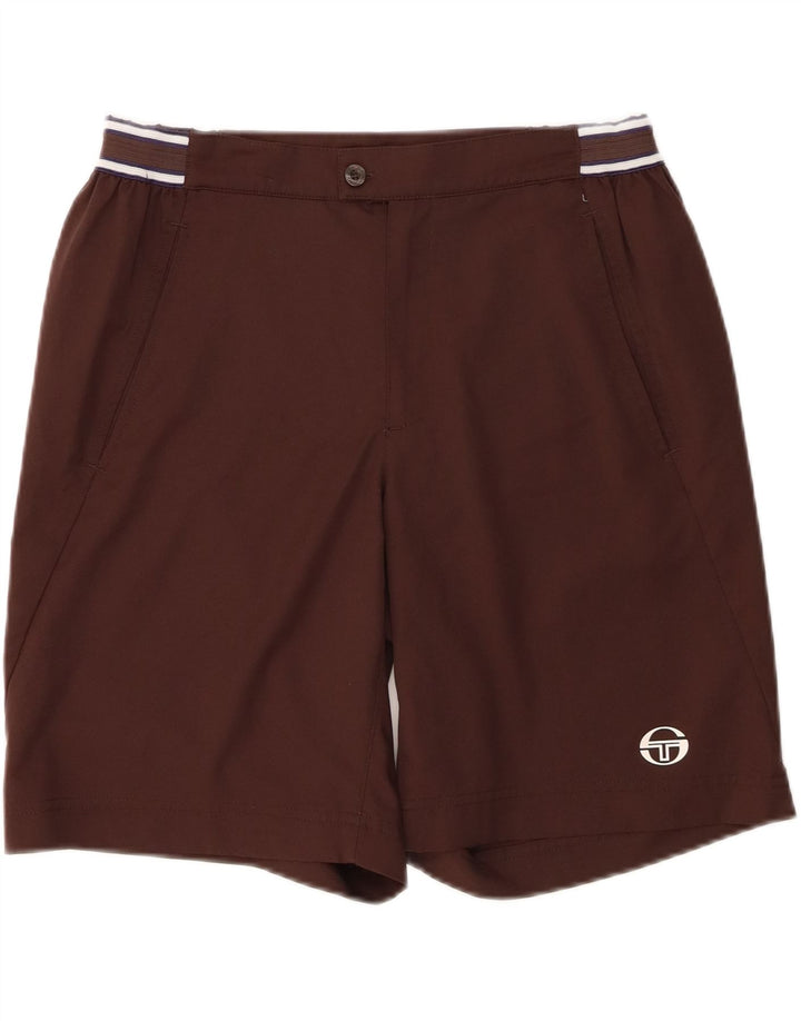 Sergio Tacchini Mens Casual Shorts Medium W32  Brown Polyester