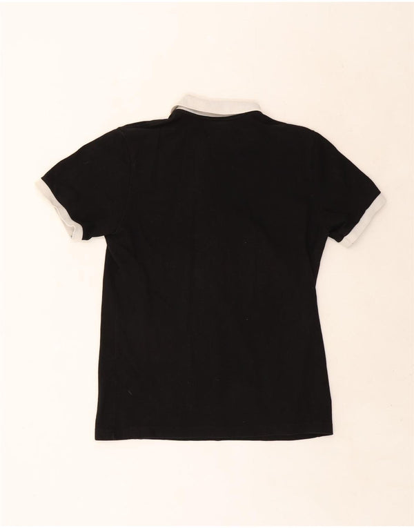 Lacoste Mens Slim Fit Rugby Polo Shirt Size 5 Large Black Cotton