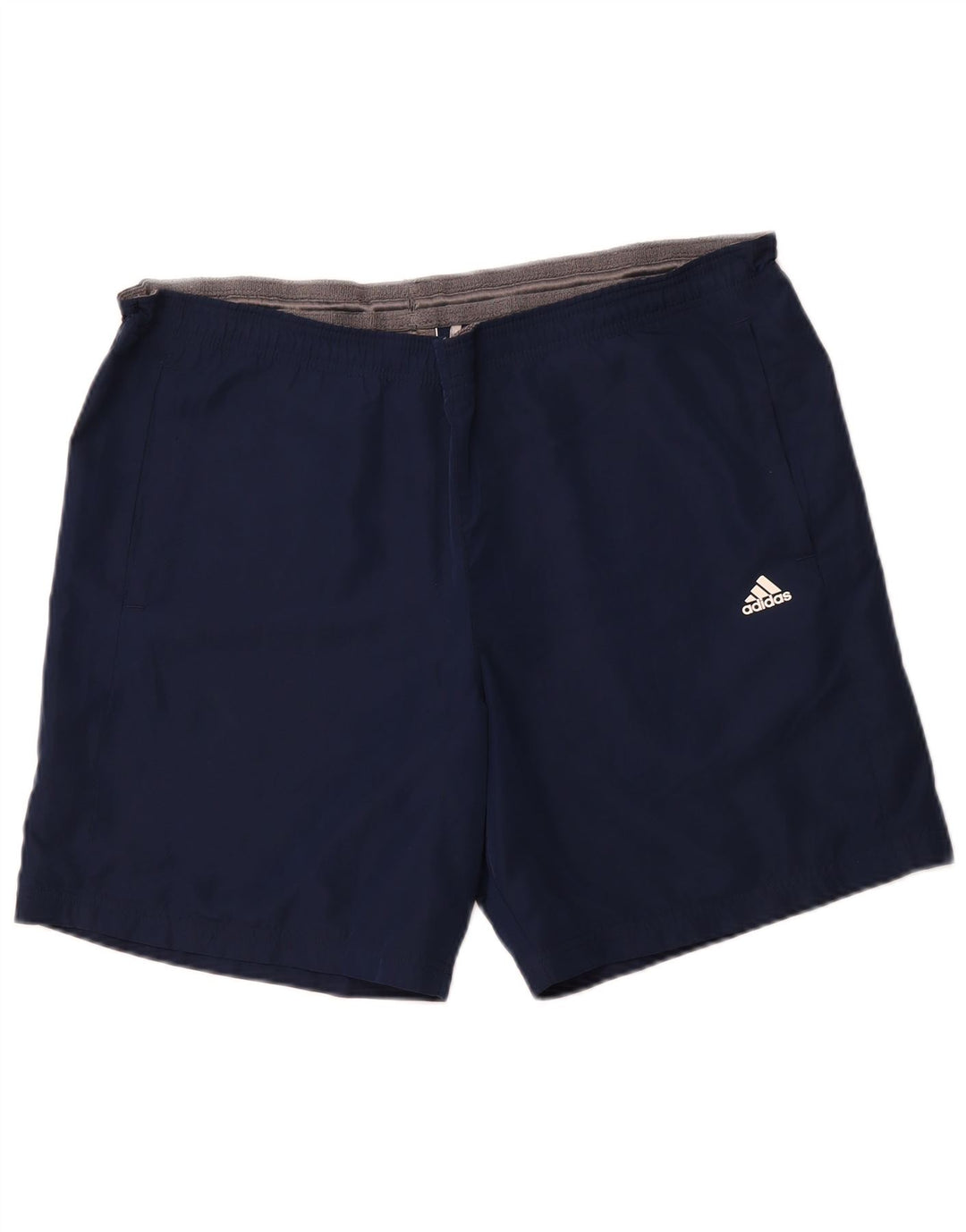 ADIDAS Mens Climalite Sport Shorts Large  Navy Blue Polyester