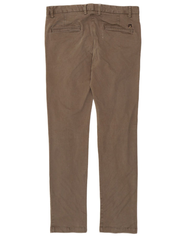 Harmont & Blaine Mens Slim Chino Trousers IT 48 Medium W38 L33 Grey Cotton