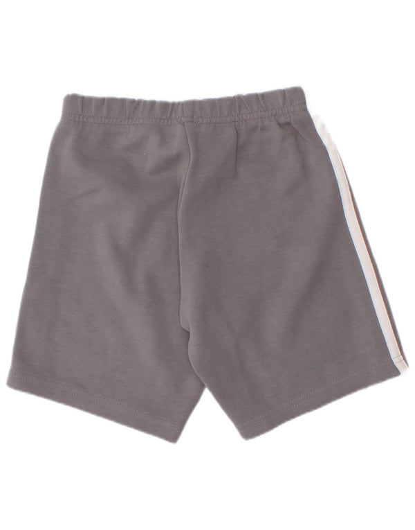 Adidas Boys Sport Shorts 5-6 Years Grey Cotton