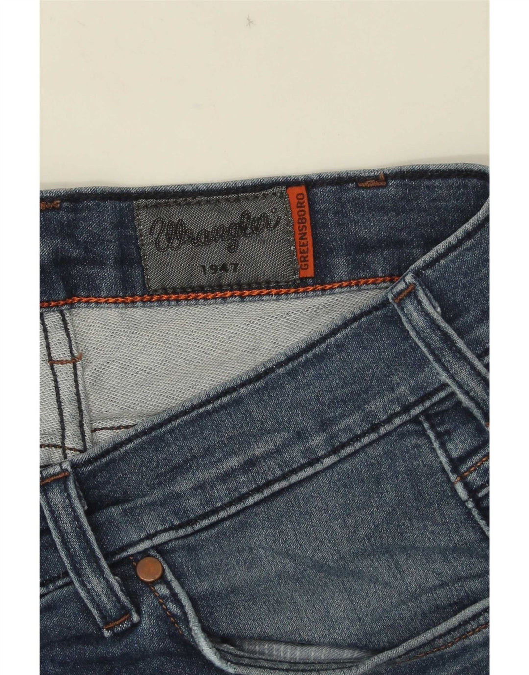Wrangler Mens Greensboro Straight Jeans W30 L30 Blue