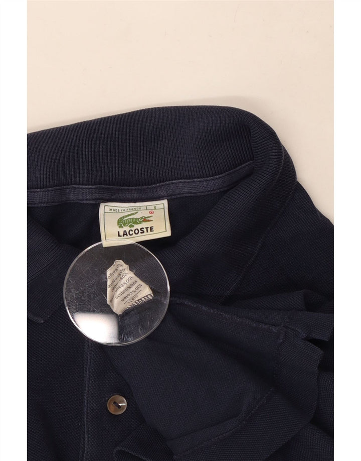 Lacoste Mens Polo Shirt Size 5 Large Navy Blue Cotton