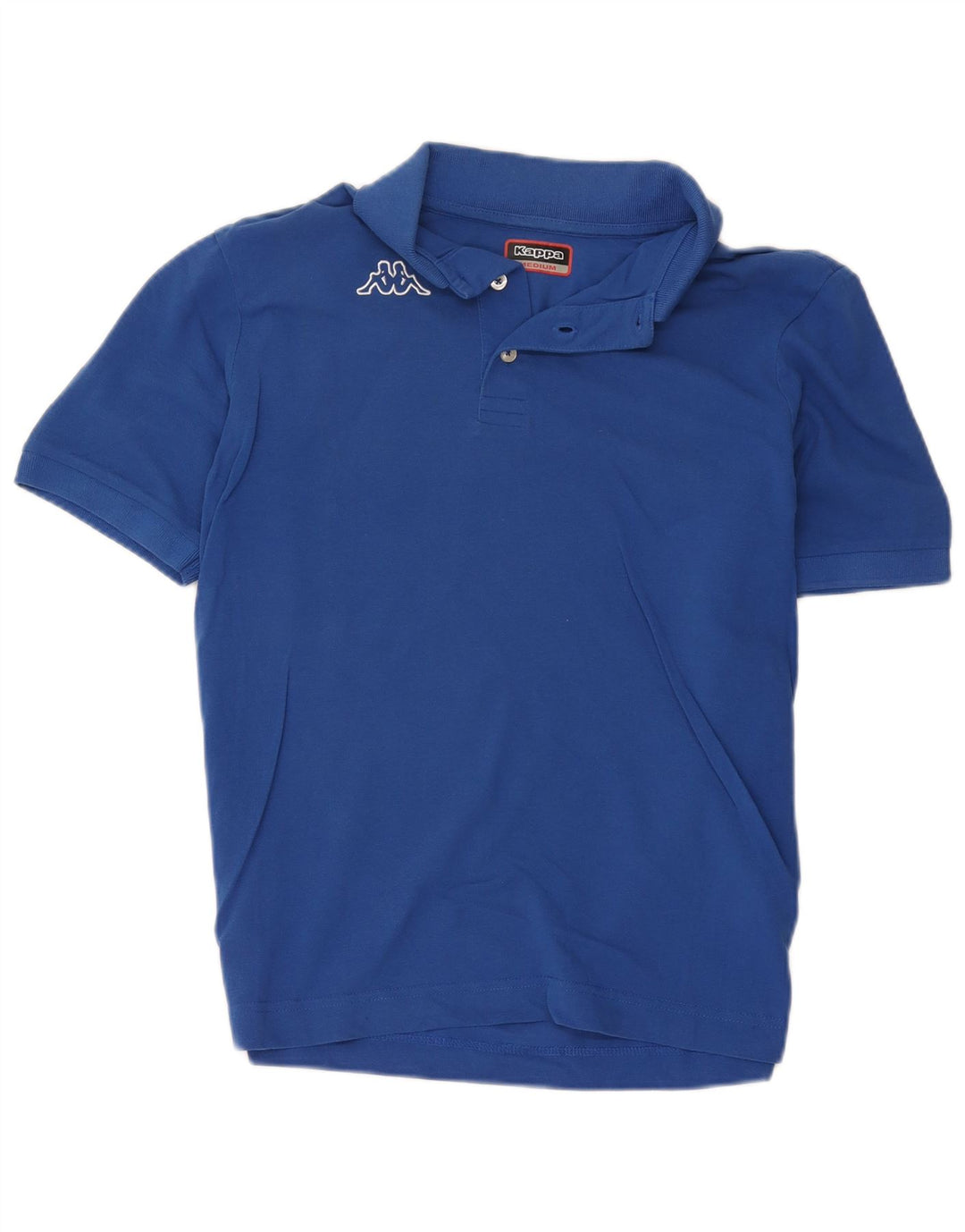 Kappa Mens Polo Shirt Medium Blue Cotton
