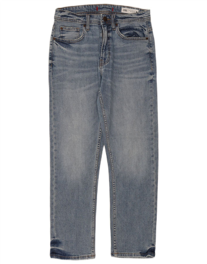Zara Womens Straight Jeans EU 34 2XS W24 L27 Blue