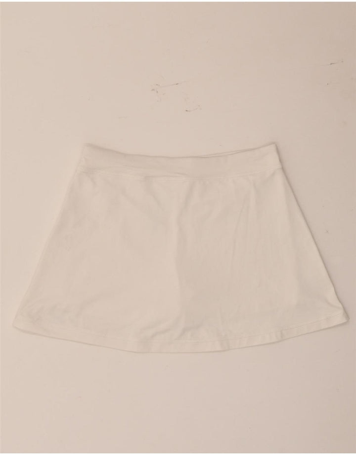 Nike Girls Dri Fit Skort 13-14 Years XL White Polyester