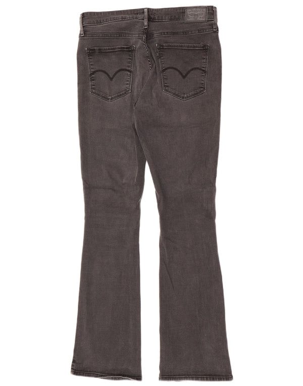 Levi's Womens 725 High Rise Bootcut Jeans W32 L32 Grey Cotton