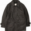 Conbipel Mens Leather Coat IT 52 Large Black