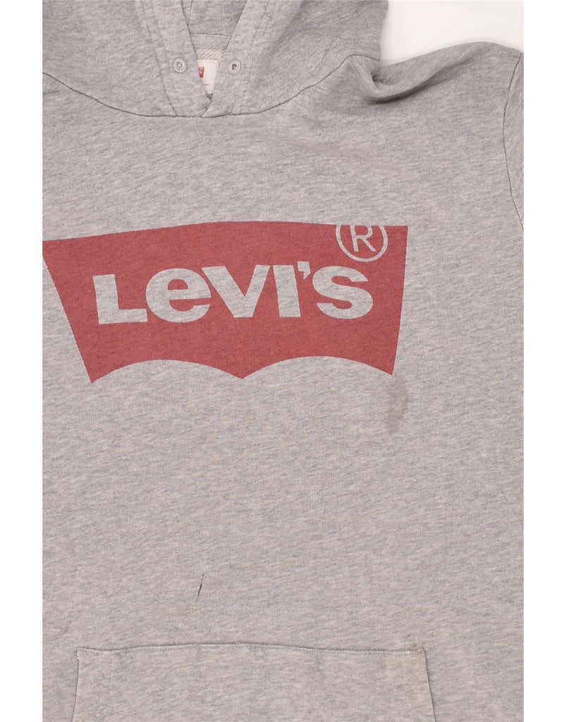 LEVI'S Mens Graphic Hoodie Jumper XL Grey Cotton | Vintage Levi's | Thrift | Second-Hand Levi's | Used Clothing | Messina Hembry 