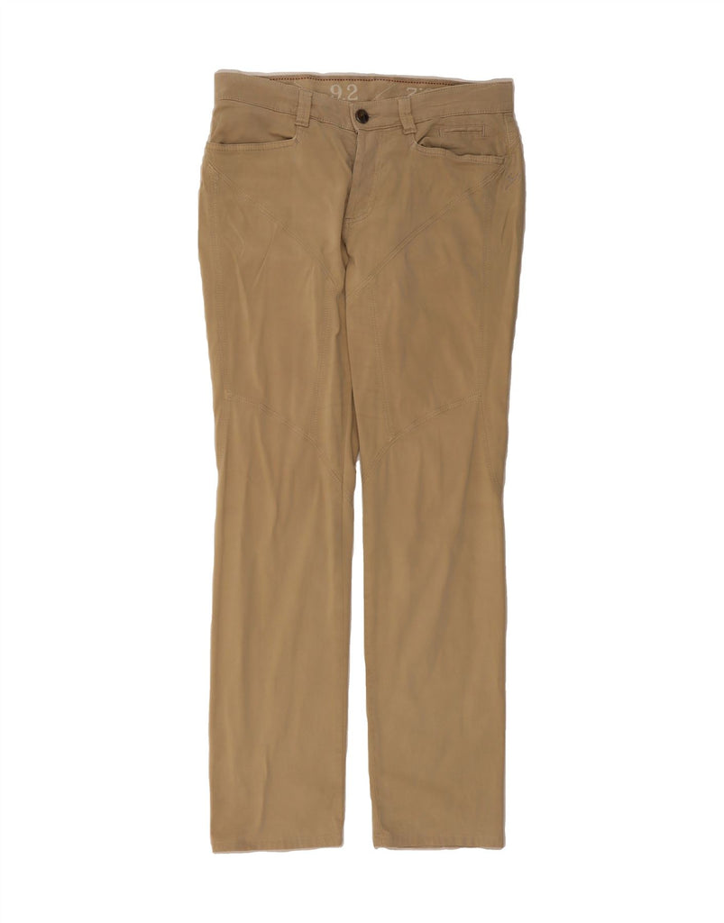 9.2 BY CARLO CHIONNA Mens Straight Casual Trousers W33 L33 Beige Cotton Vintage 9.2 by Carlo Chionna and Second-Hand 9.2 by Carlo Chionna from Messina Hembry 