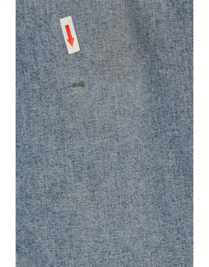 Gas Mens Cargo Dungarees Jeans Medium W34 L31 Blue Cotton