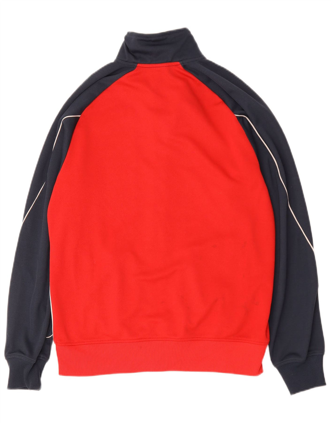 Arena Mens Graphic Tracksuit Top Jacket Large Red Colourblock Cotton