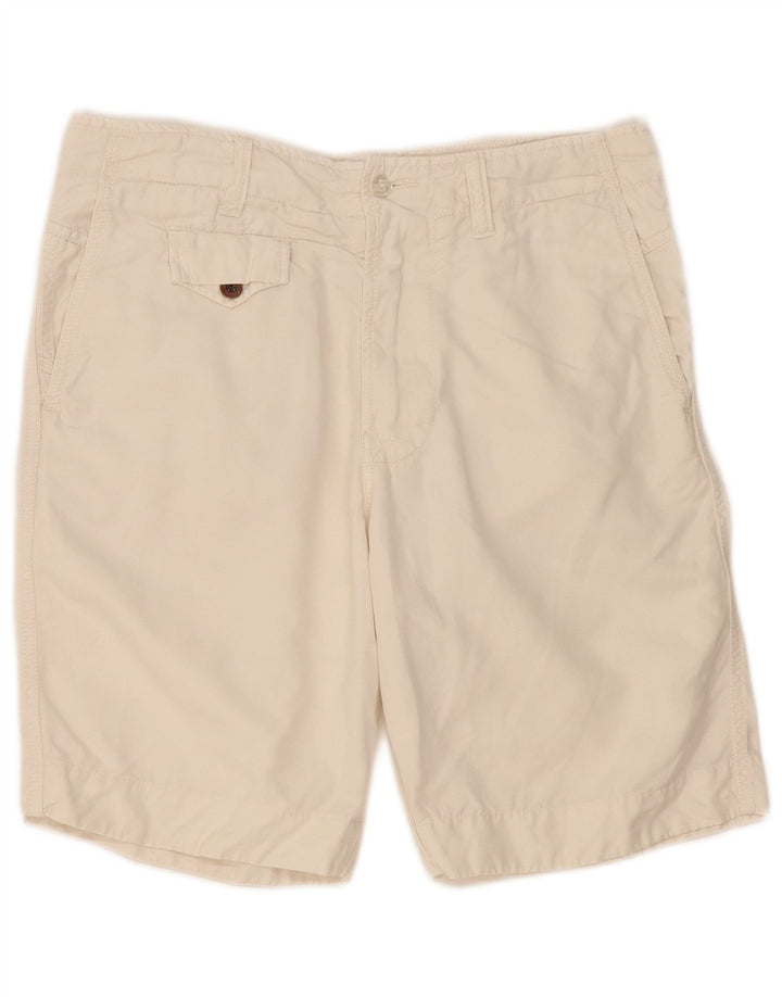 Diesel Womens Cargo Shorts W31 Medium White Cotton