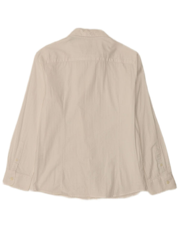 Zara Boys Slim Fit Shirt 11-12 Years White Cotton