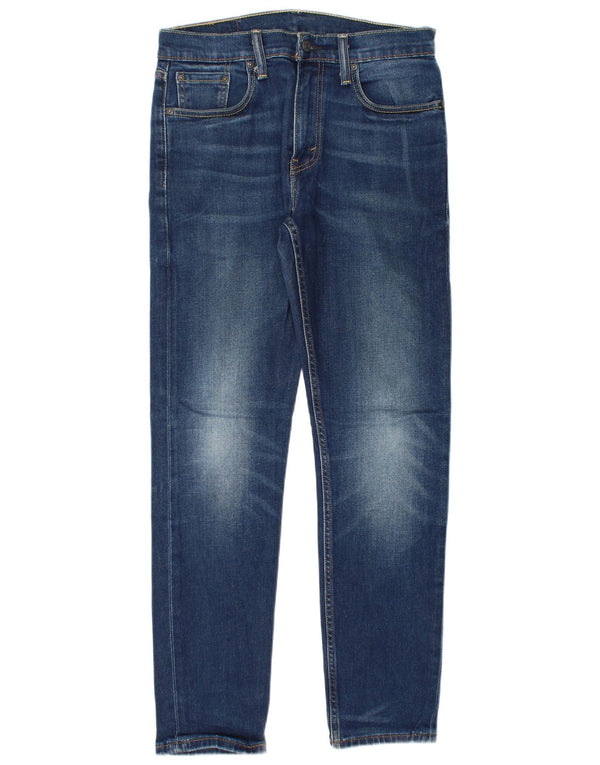 Levi's Mens 502 Tapered Jeans W30 L30 Blue Cotton