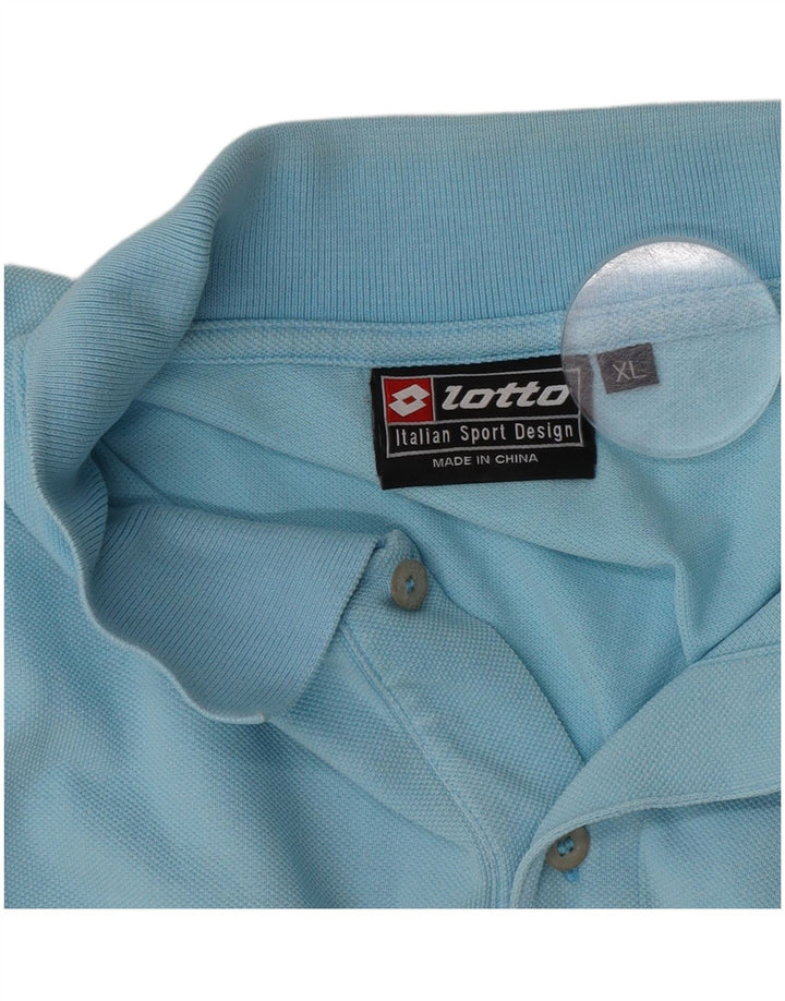 Lotto Mens Polo Shirt XL Blue