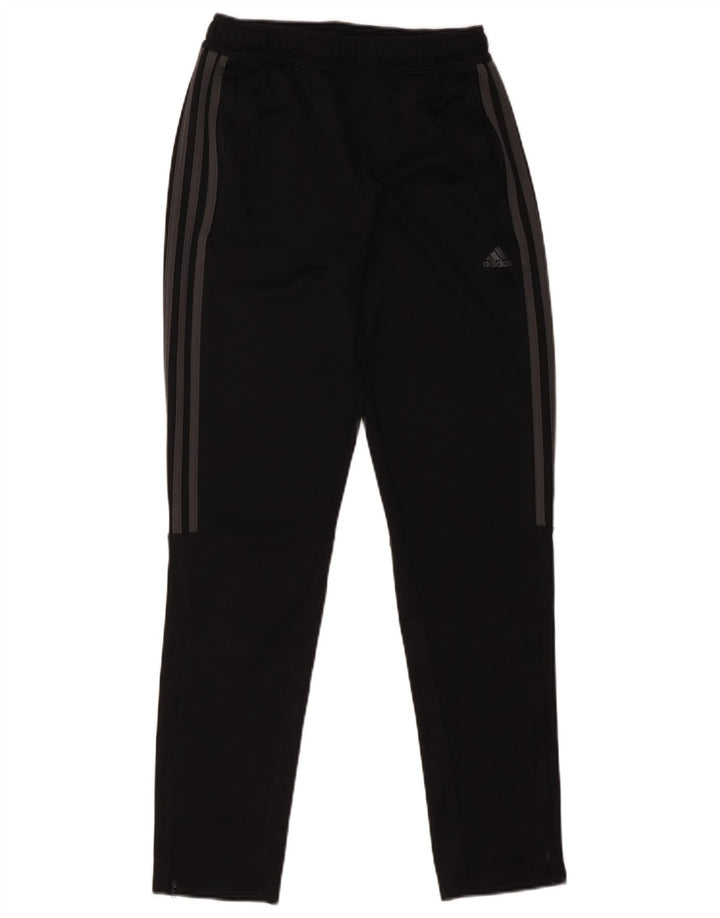 Adidas Boys Aeroready Tracksuit Trousers 13-14 Years  Black Polyester
