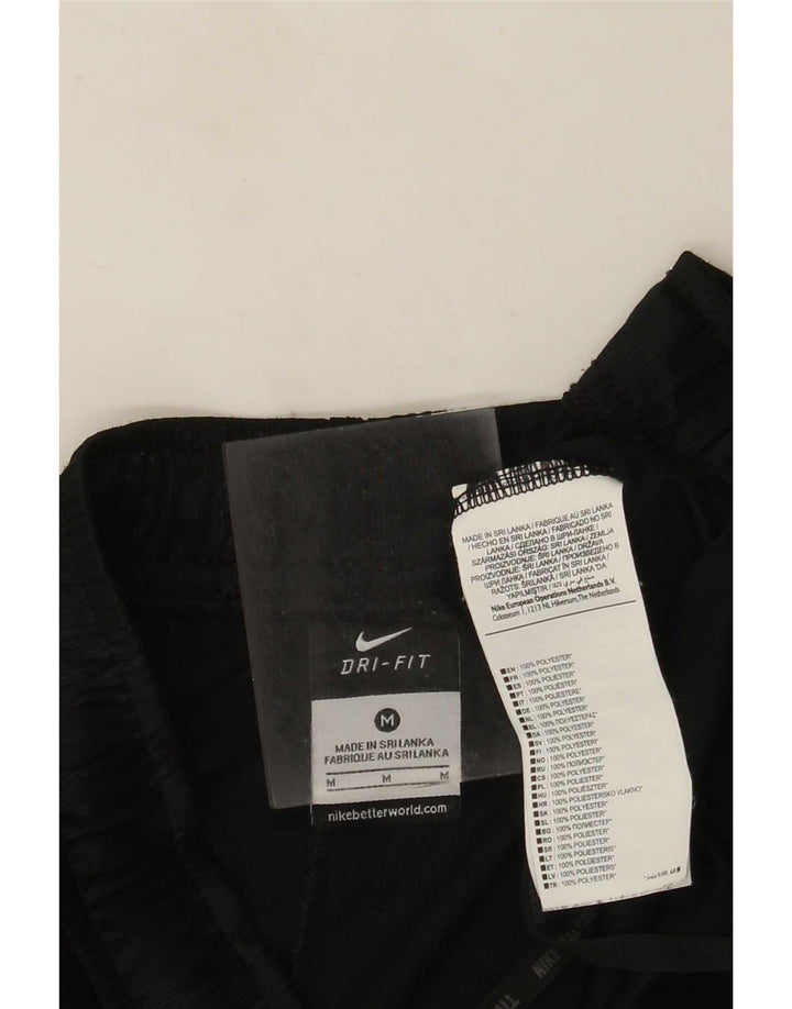Nike Mens Dri Fit Sport Shorts Medium Black Striped Polyester