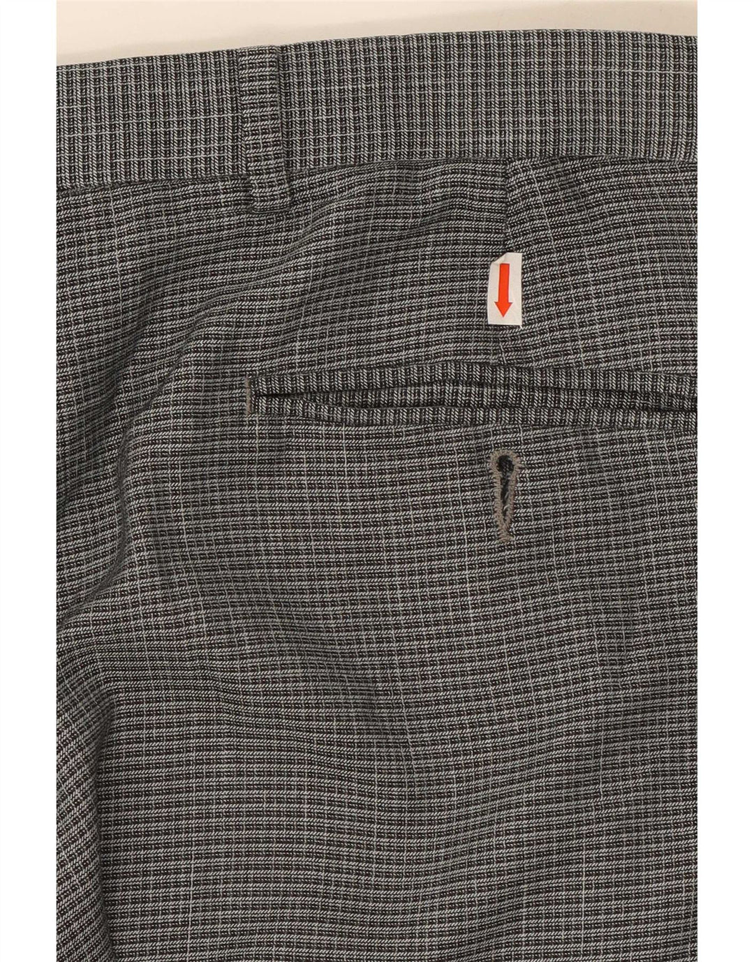 Marks & Spencer Mens Regular Fit Suit Trousers W36 L31 Grey Polyester