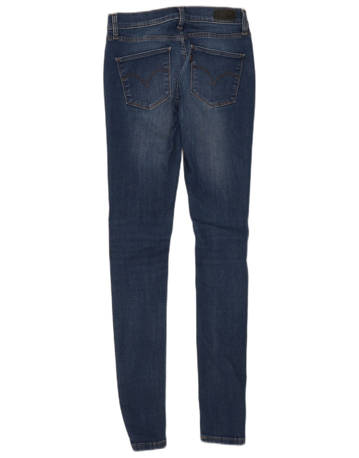 Levi's Womens Slim Skinny Jeans W27 L32 Blue Cotton